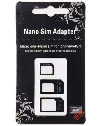 Simkortadaptere med 3-i-1 Nano/Micro/Sim - Ny-1882