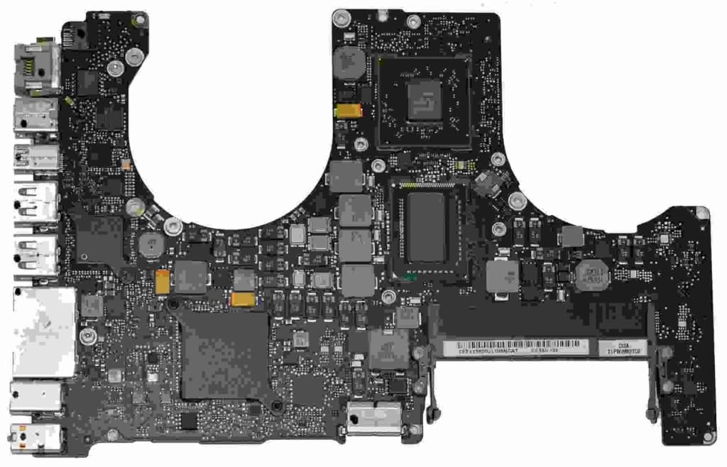 Logic board med I7 processor